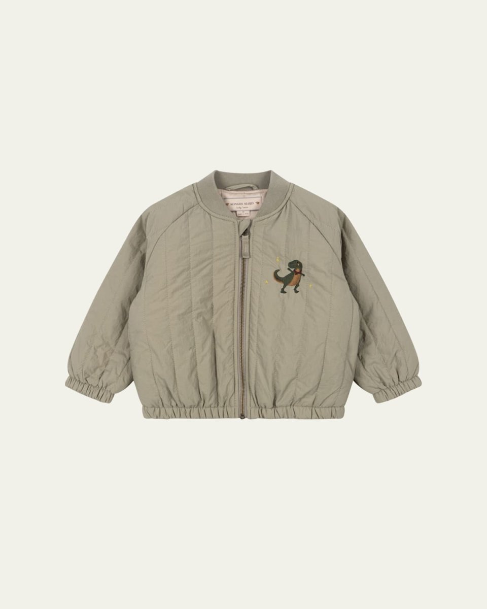 Kid's Dino Bomber Jacket, Size 9M-10